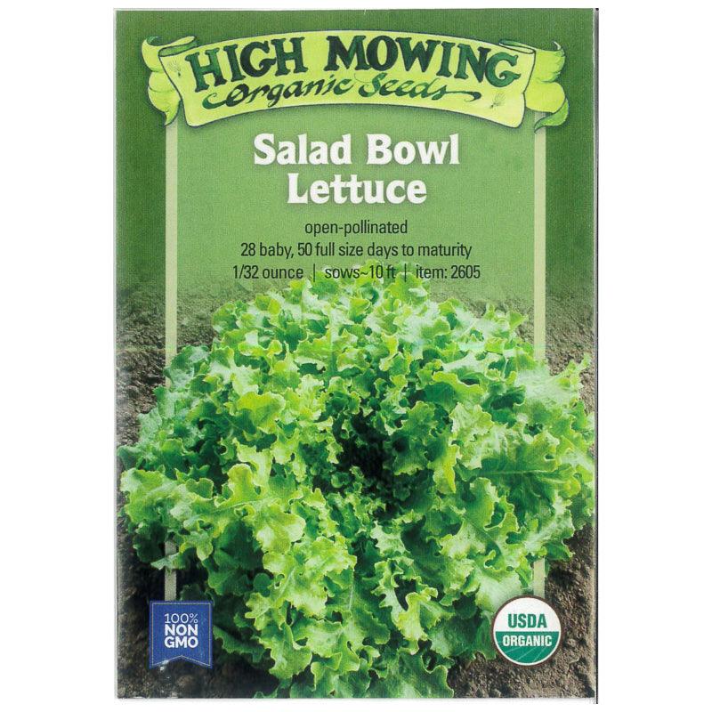 Green Salad Bowl Lettuce Seeds (Organic)