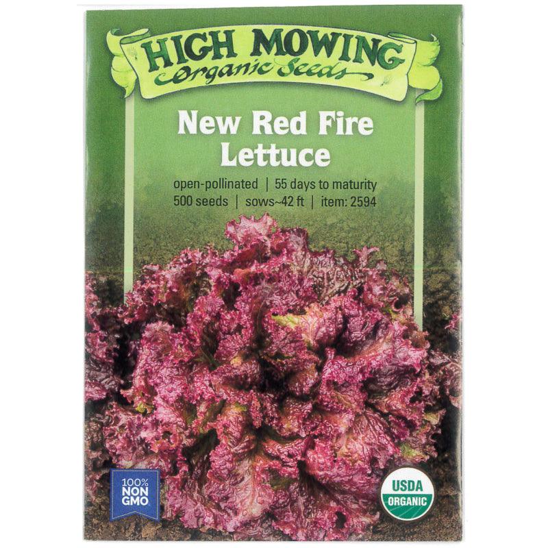 New Red Fire Lettuce Seeds (Organic)