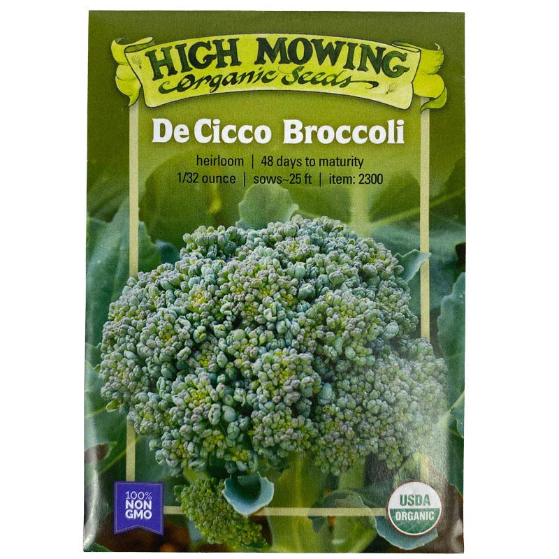 Di Cicco Broccoli Seeds (Organic)