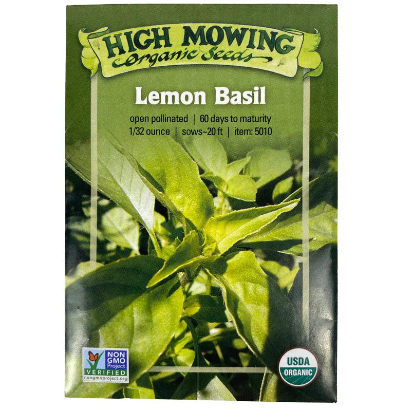 Lemon Basil Seeds (Organic)