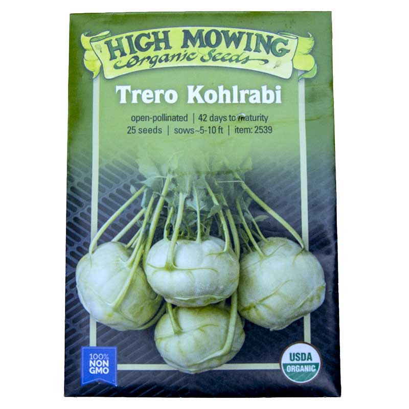 Trero Kohlrabi Seeds (Organic)