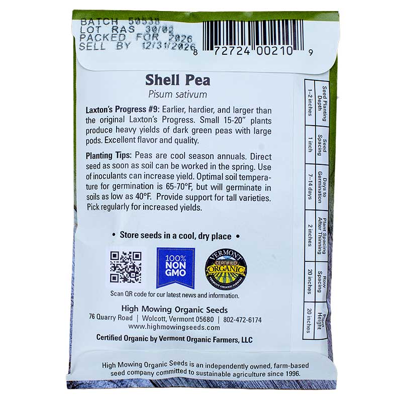 Seed Stewards 6 Packets Seeds (Organic)