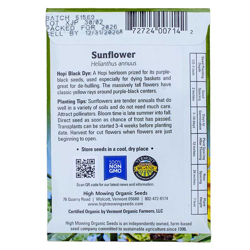 Seed Stewards 6 Packets Seeds (Organic)