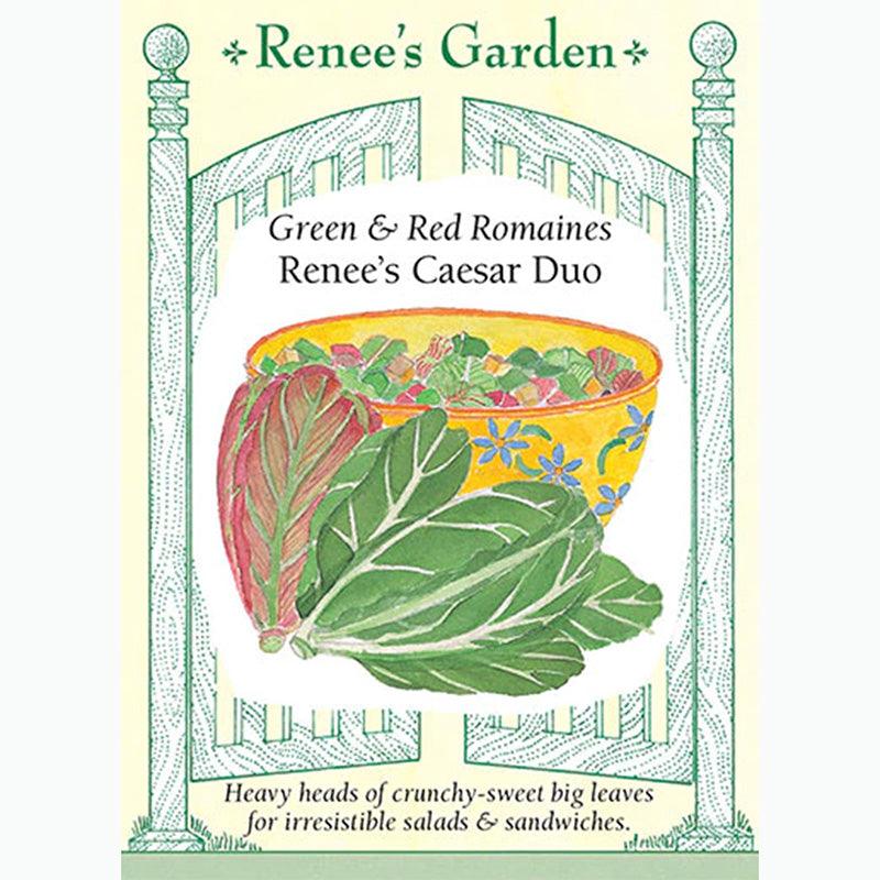 Red & Green Romaines Caesar Duo Lettuce Seed Mix