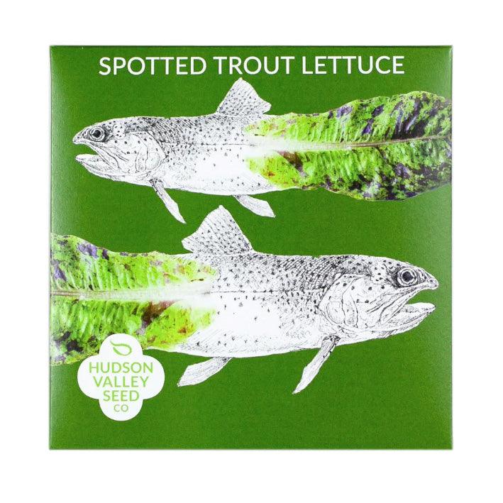 Organic Spotted Trout Lettuce Art Pack