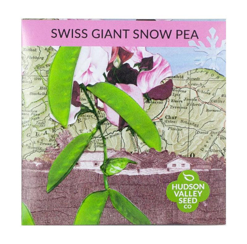 Swiss Giant Snow Pea Art Pack (Organic)