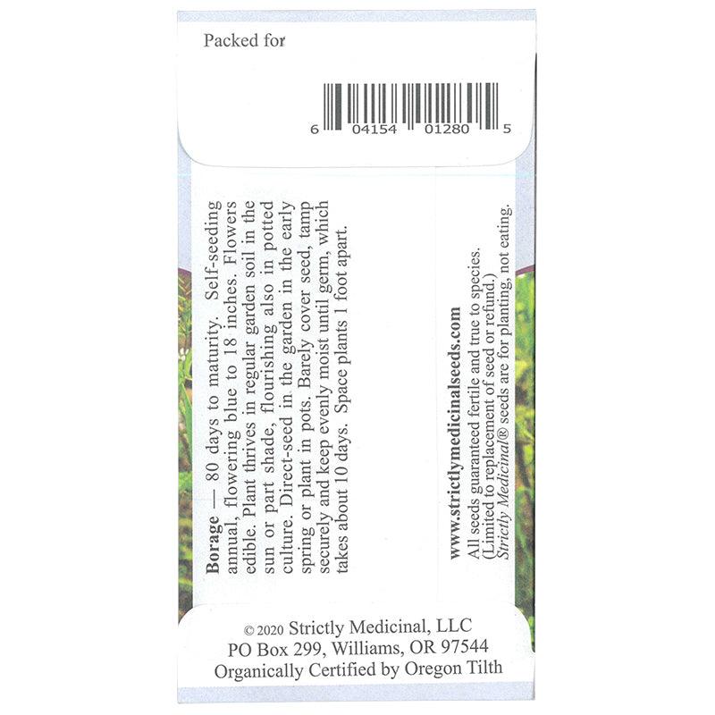 Strictly Medicinal Borage Seeds (Organic)