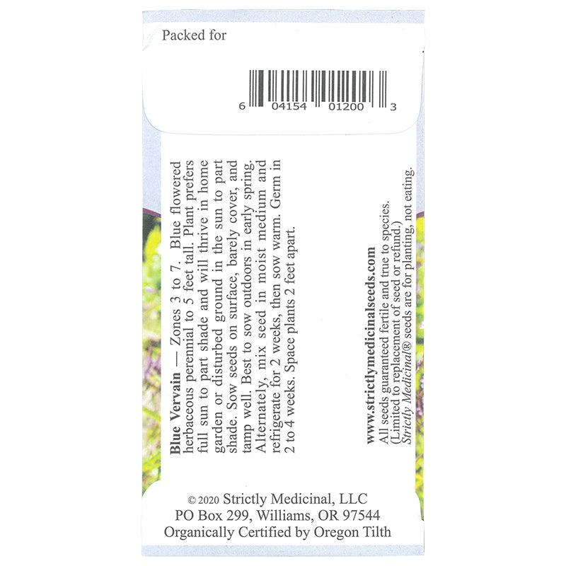 Organic Blue Vervain Seeds