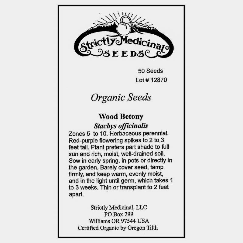 Wood Betony (Organic)