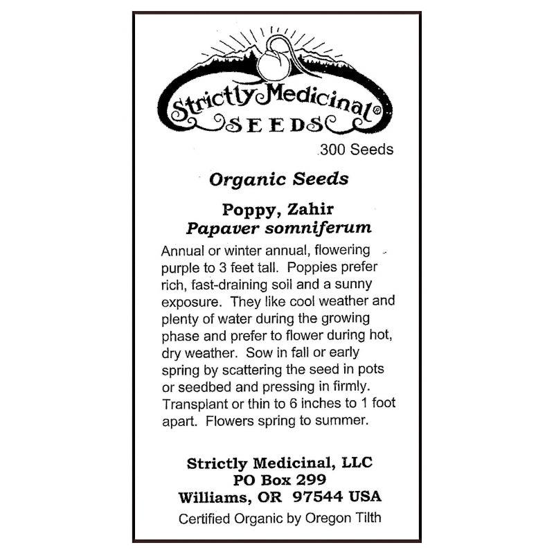 Zahir Poppy Seeds (Organic)
