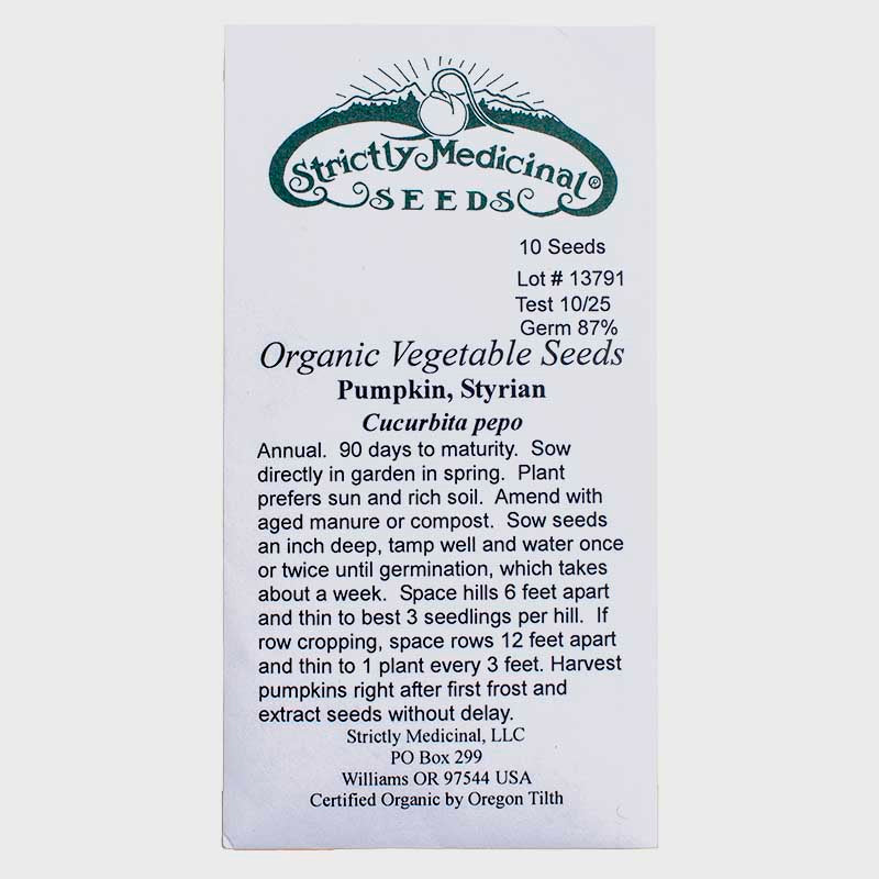 Styrian Pumpkin Seeds (Organic)