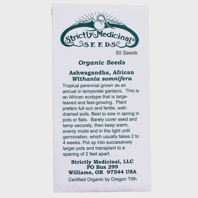 African Ashwagandha Seeds (Organic)
