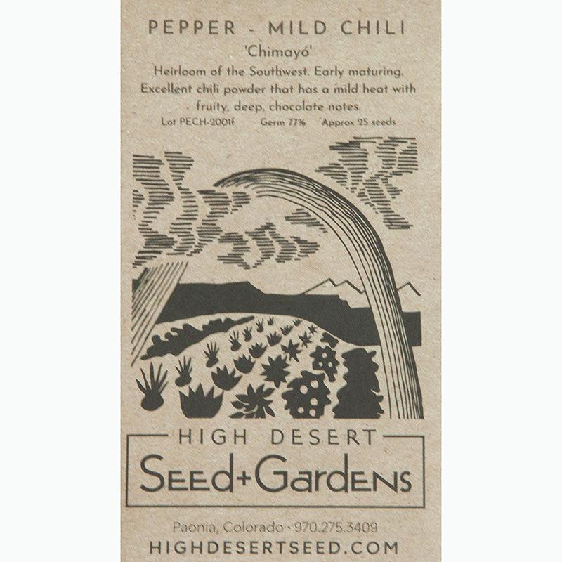 Chimayo Mild Chili Pepper Seeds