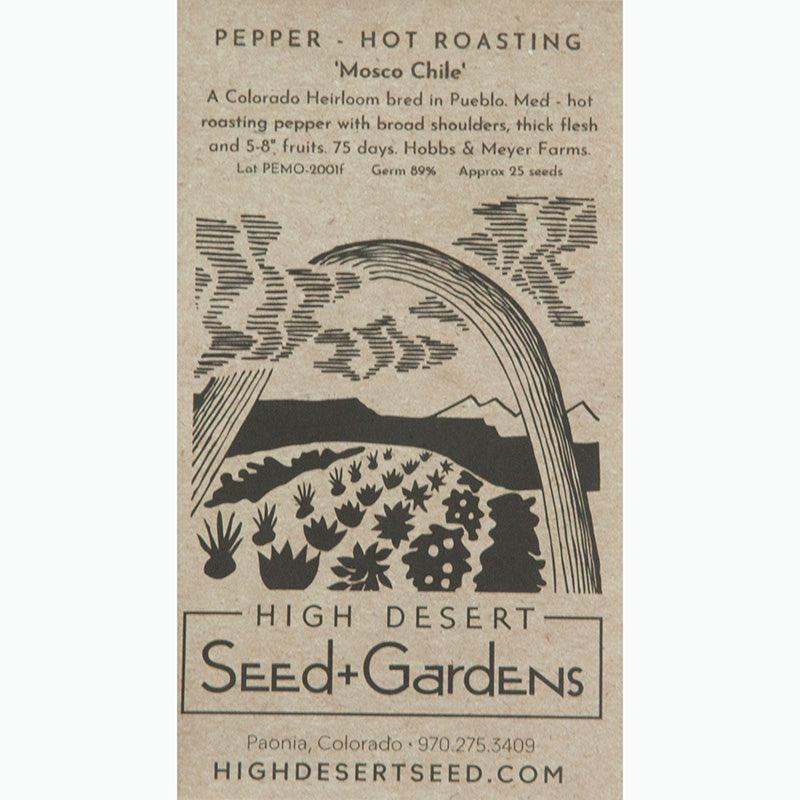 Mosco Chile Hot Roasting Pepper Seeds