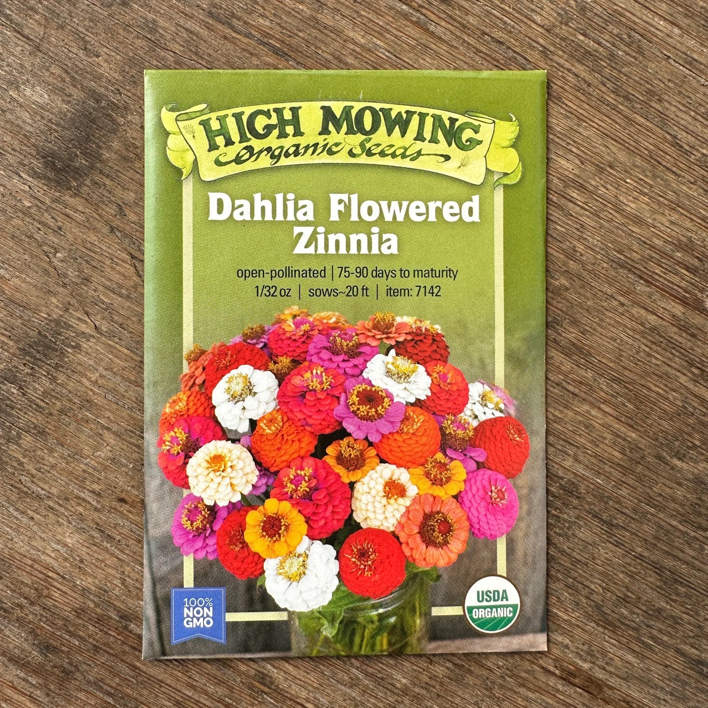 Dahlia Mix Zinnia Seeds (Organic)