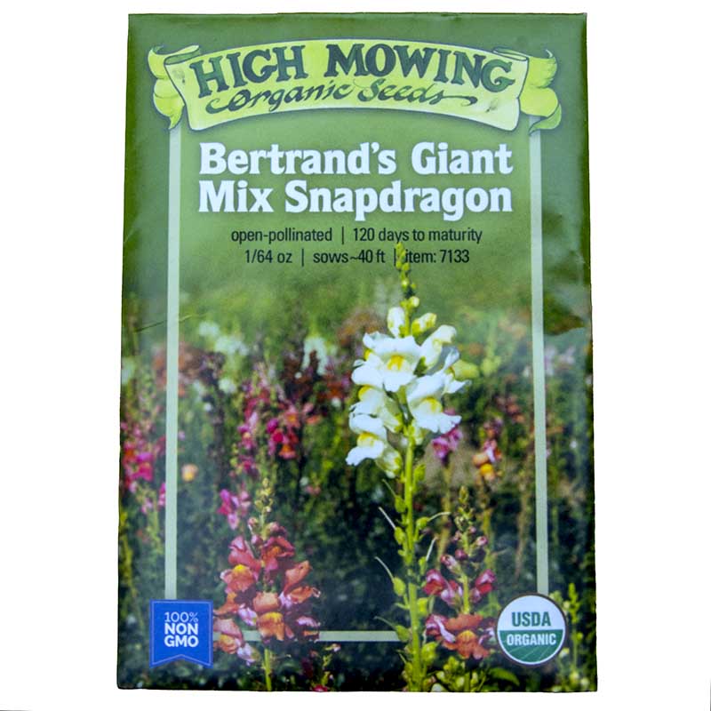 Bertrand's Giant Snapdragon Mix Seeds (Organic)