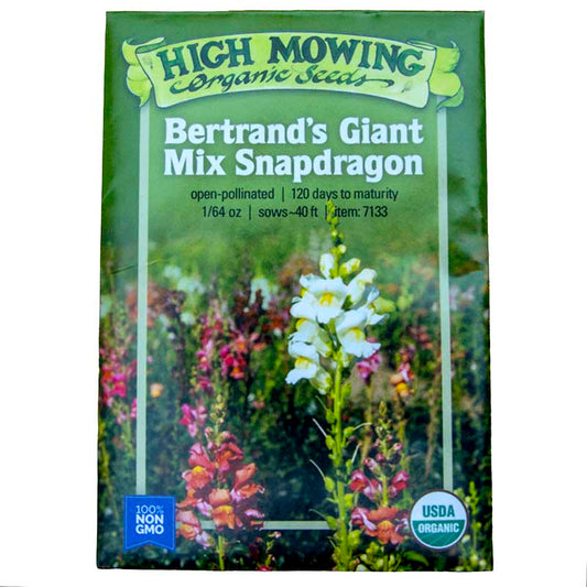Bertrand's Giant Snapdragon Mix Seeds (Organic)