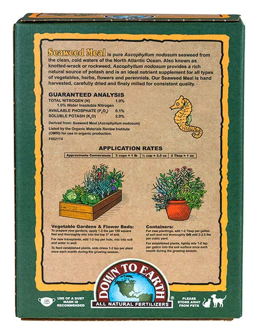 Organic Seaweed Meal 4lb 1-.1-2