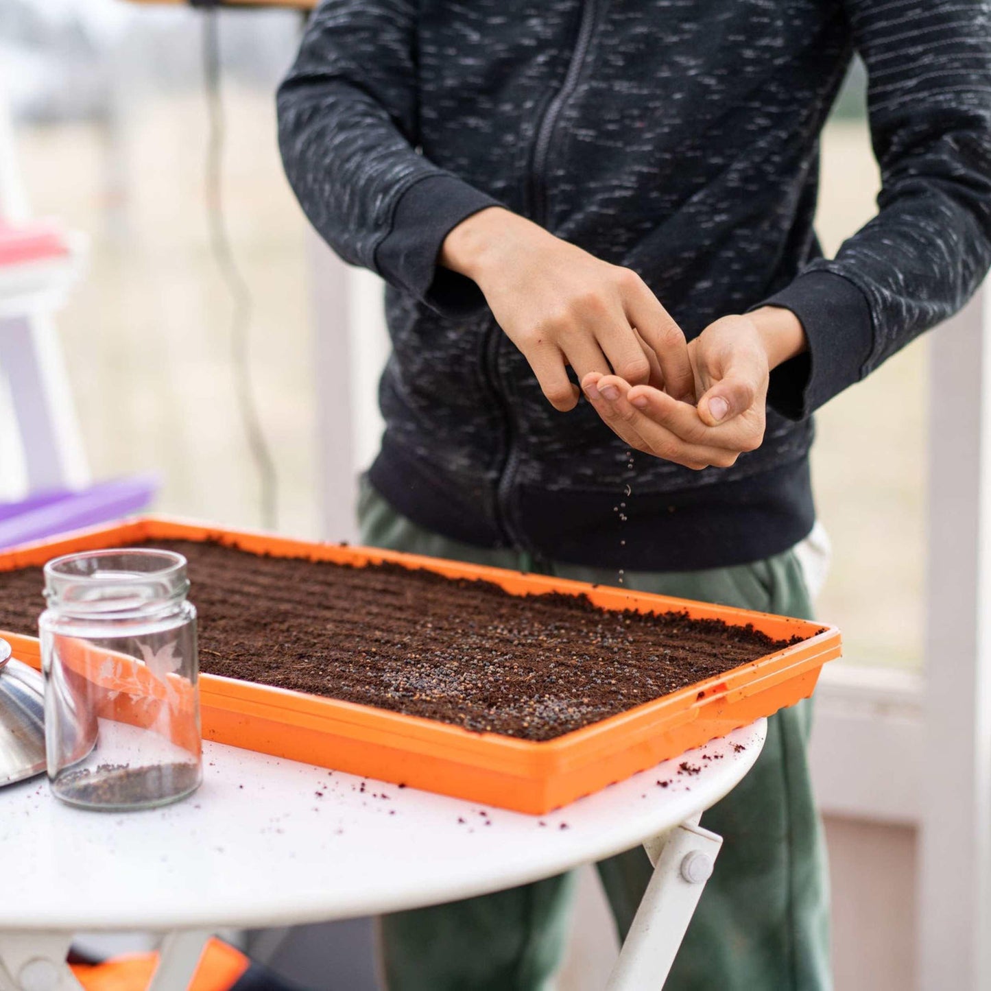 1020 Microgreen Trays Shallow Extra Strength