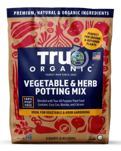 True Organic - Vegetable & Herb Potting Mix 8qt