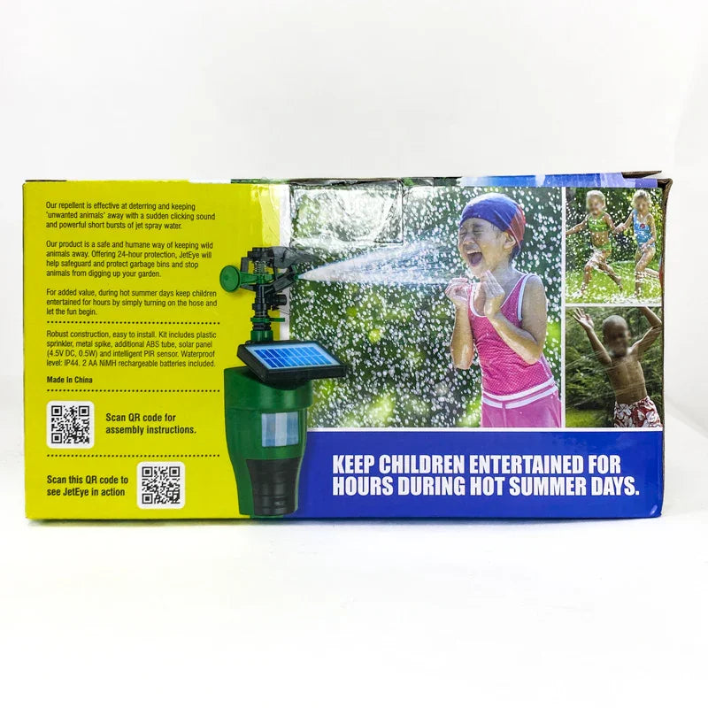 Enviro JetEye Water Solar-Powered Motion-Activated Sprinkler