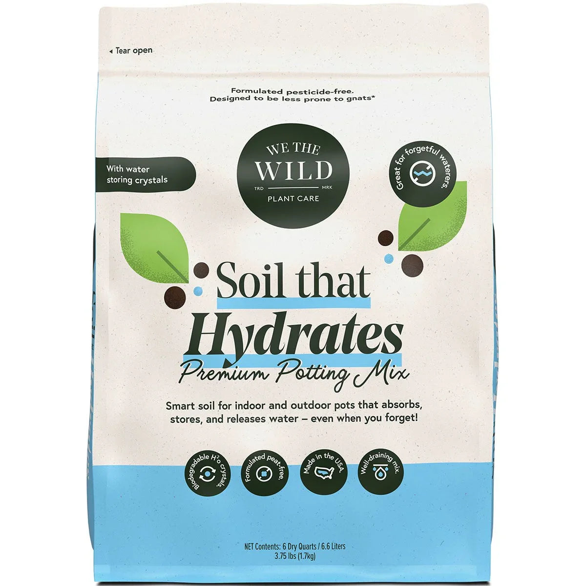 We The Wild - Soil That Hydrates Potting Soil 6qt