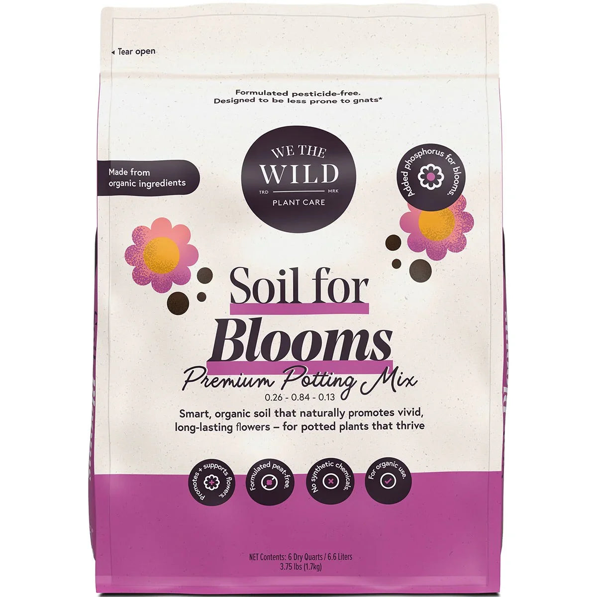 We The Wild - Soil That Blooms Potting Soil 6qt