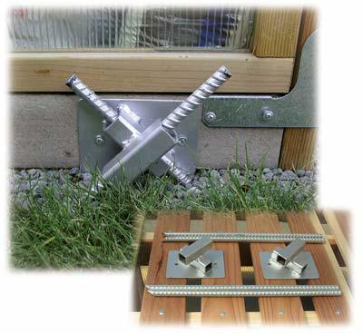 Anchor Kit - Redwood Greenhouse - Pack of 2