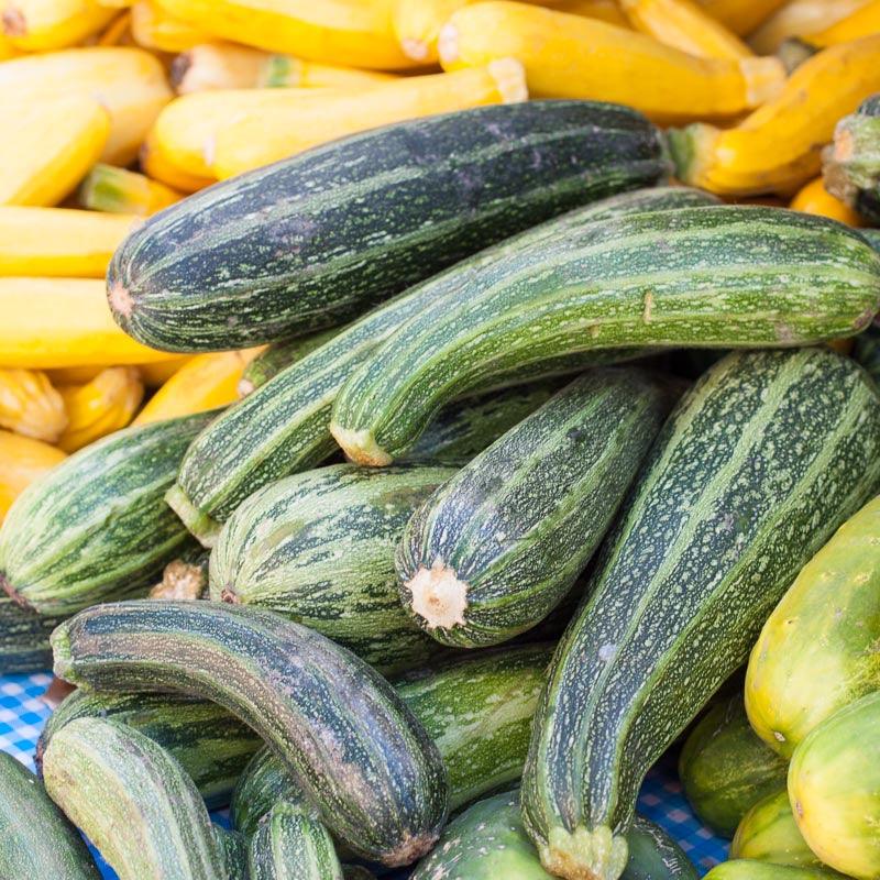 Organic Summer Squash, Cocozelle (1/4 lb)