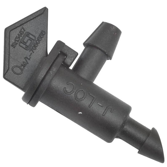 Flag Emitter - Black (1 gph)