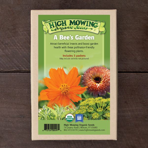 A Bee's Garden 5 Seed Packets (Organic)