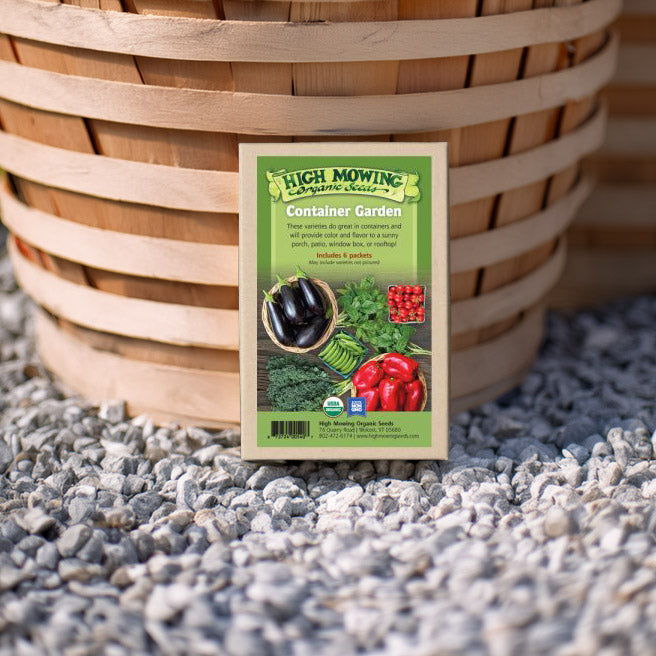 Container Garden 6 Seeds Packets (Organic)