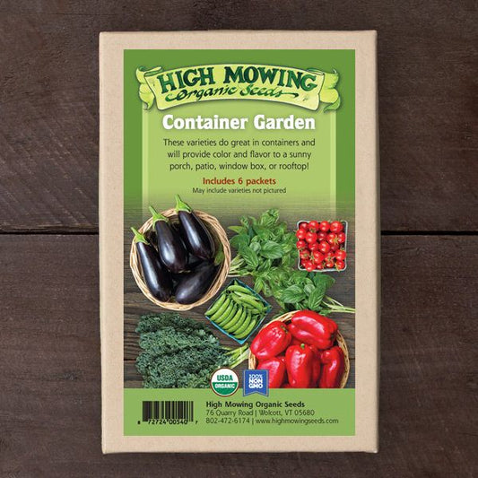Container Garden 6 Seeds Packets (Organic)