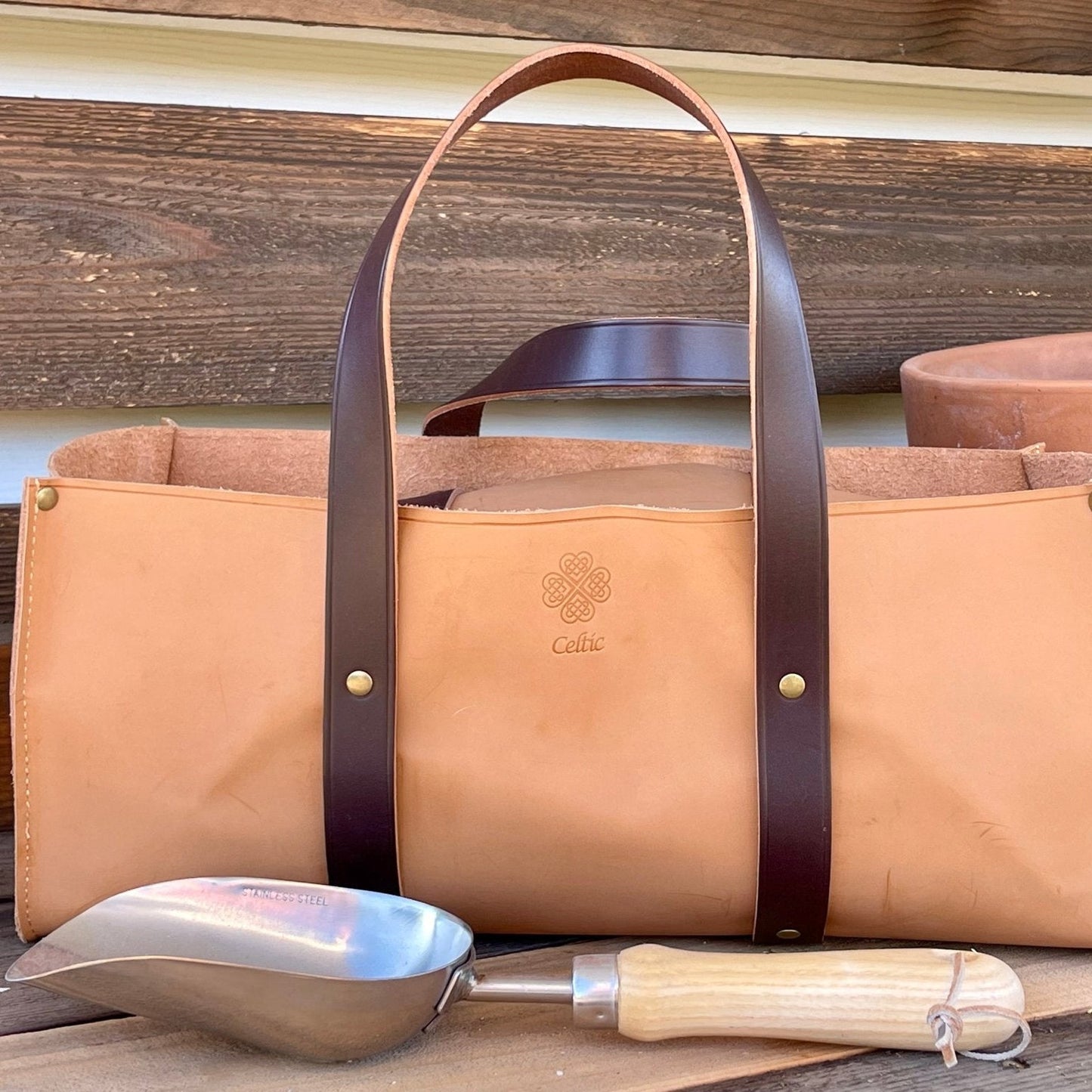 Leather Gardener's Tool Bag