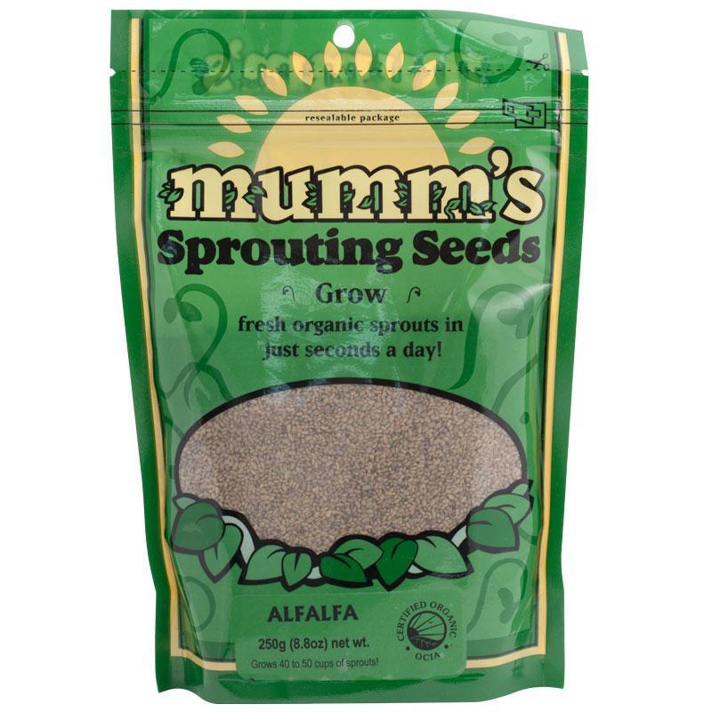 Organic Alfalfa Sprouting Seeds