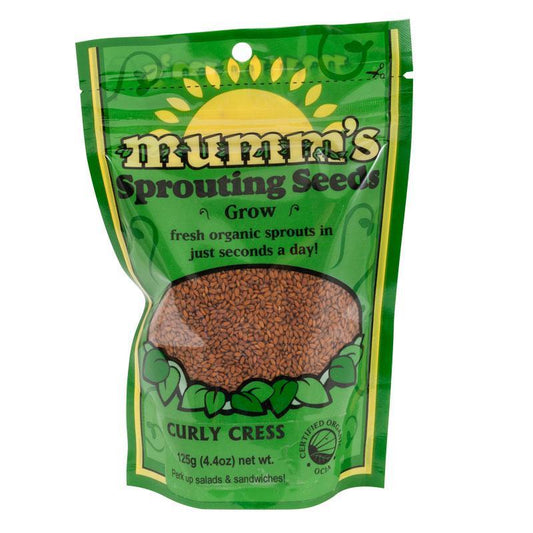 Organic Curly Cress Sprouting Seeds