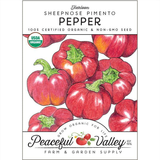 Sheepnose Pimento Pepper Seeds (Organic)
