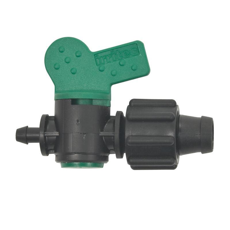 Perma-Loc 1/4" Barbed Fitting with shut off valve