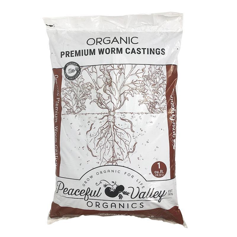 Peaceful Valley Organics Premium Earthworm Castings (1 cu ft)