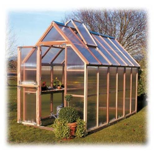 Redwood Greenhouse Kit (Mt Hood 6' x 12')