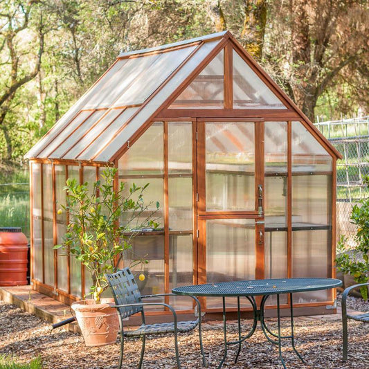 Redwood Greenhouse Kit (Mt Rainier 8' x 12')
