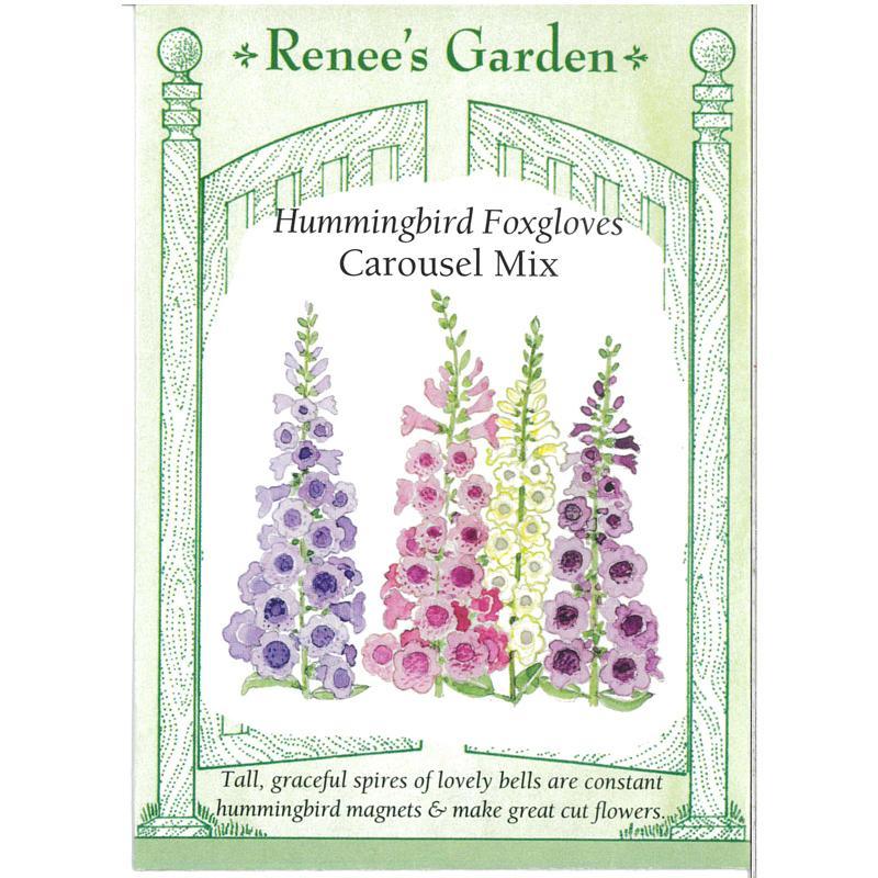 Carousel Hummingbird Foxgloves Flower Seed Mix