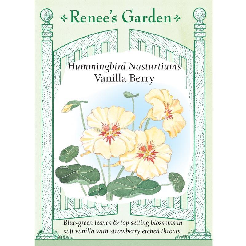Vanilla Berry Hummingbird Nasturtium Flower Seeds