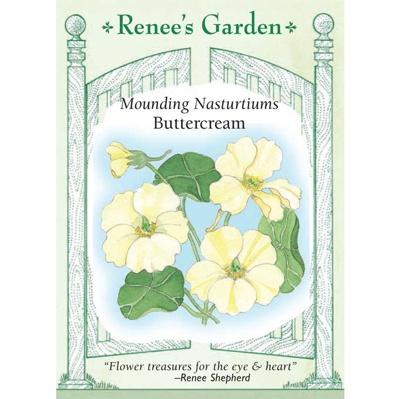 Buttercream Mounding Nasturtium Flower Seeds