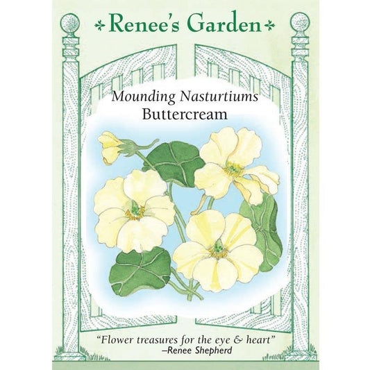 Buttercream Mounding Nasturtium Flower Seeds