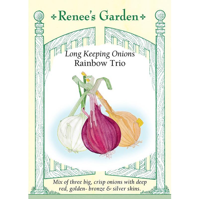 Long Keeping Rainbow Trio Onion Seed Mix