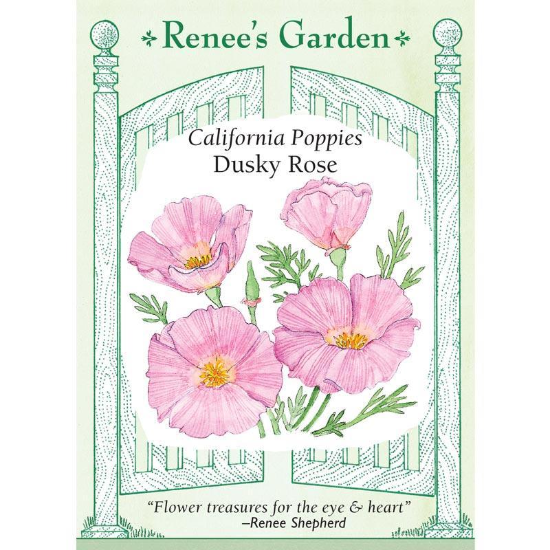 Dusky Rose California Poppy Flower Seeds