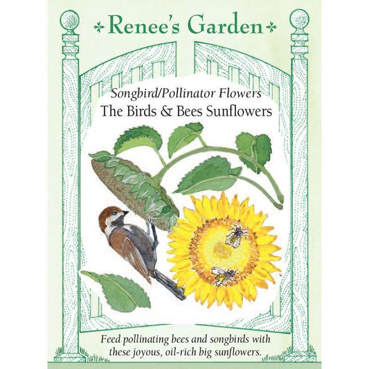 The Birds & Bees Songbird Sunflower Flower Seeds