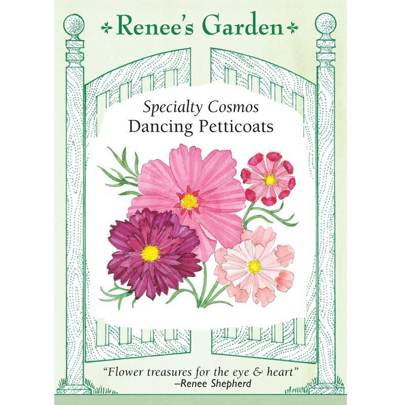 Dancing Petticoats Specialty Cosmos Flower Seeds