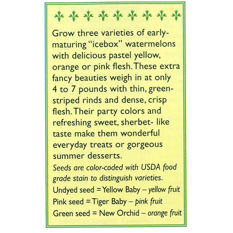 Rainbow Sherbet Trio Watermelon Seed Mix